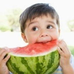儿童吃瓜头像,儿童吃瓜头像，展现天真童趣瞬间