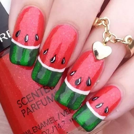 瓜哥吃瓜美甲图片大全集,潮流美甲图片大全集赏析